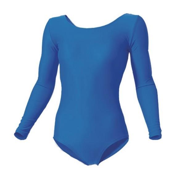 女子体操レオタード長袖 P520-05 ロイヤルブルー ウンドウ wundou