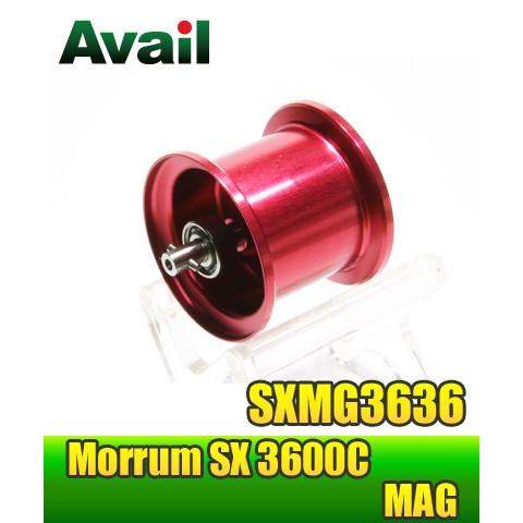 Avail(アベイル) モラムSX MAG 3600C用 マイクロキャストスプール SXMG3636 チェリーレッド｜hedgehog-studio