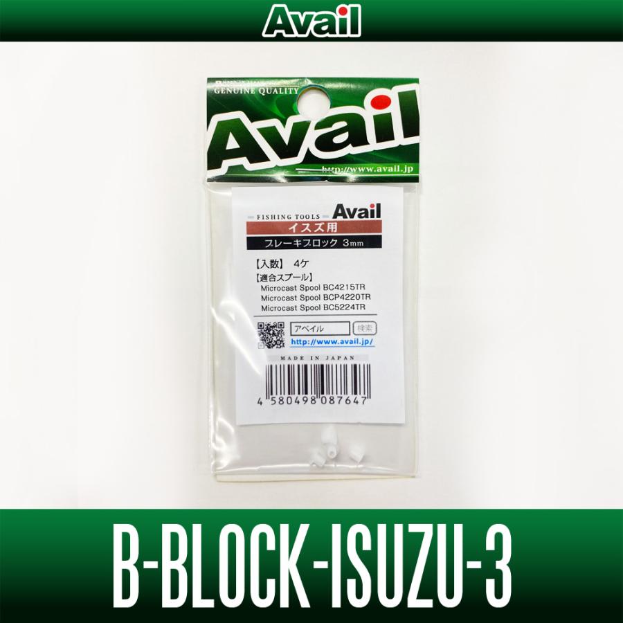 【Avail/アベイル】ISUZU互換ブレーキブロック 3mm [B-BLOCK-ISUZU-3] 遠心ブレーキ CNQ50-38対応｜hedgehog-studio