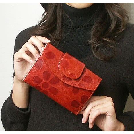 レディース二つ折り財布 牛革 多機能 イタリアタンニン鞣し 花柄 Hl W1360 3 ヒーズサックドットコム 通販 Yahoo ショッピング