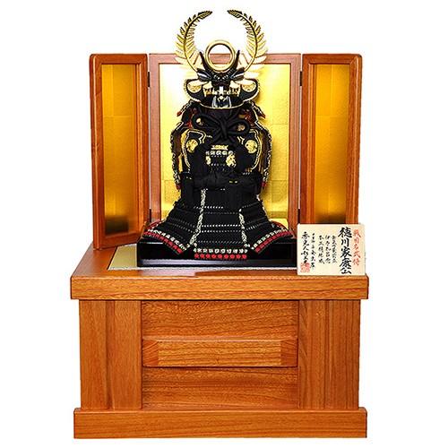 ニ武将samurai 赤備えトンボ 三日月兜 armor 五月人形 ニ武将samurai 赤