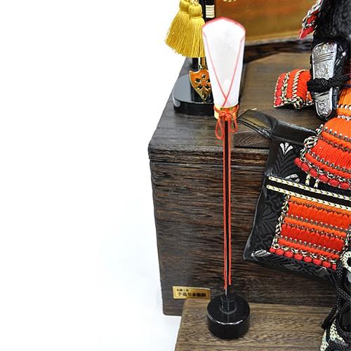 五月人形 伊達政宗 鎧 コンパクト 収納飾り 鎧飾り 朱赤縅 金沢金箔二