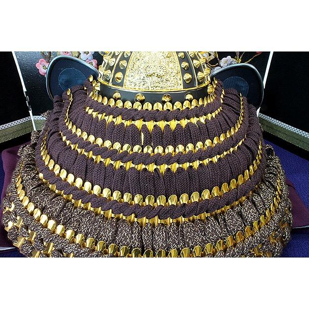 五月人形　上杉謙信 五月人形兜収納セット【P96104】 上杉謙信公をデザインした雄大