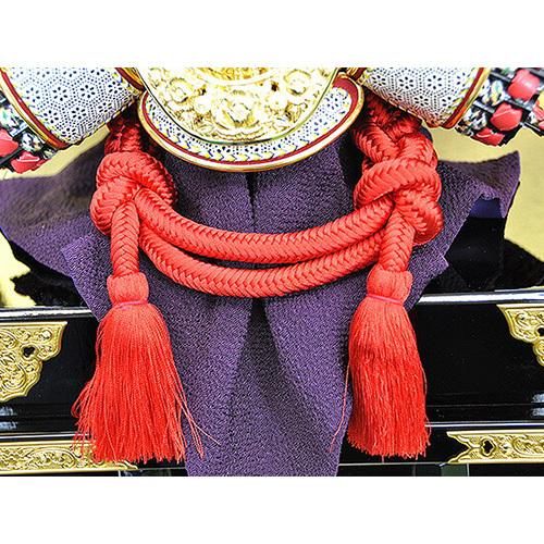 五月人形 兜 コンパクト 平台飾り 兜飾り 伝統工芸甲州印伝本革使用 小桜なめし皮縅兜 金箔屏風平台飾りセット 平安京翠作 平安大新 hm12082 |  | 06