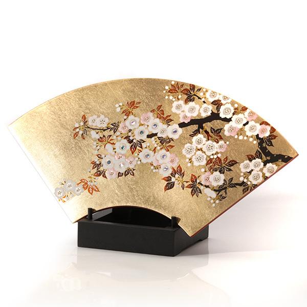 山田平安堂 飾り扇 桜 コンパクト／インテリア／さくら／お花見／春