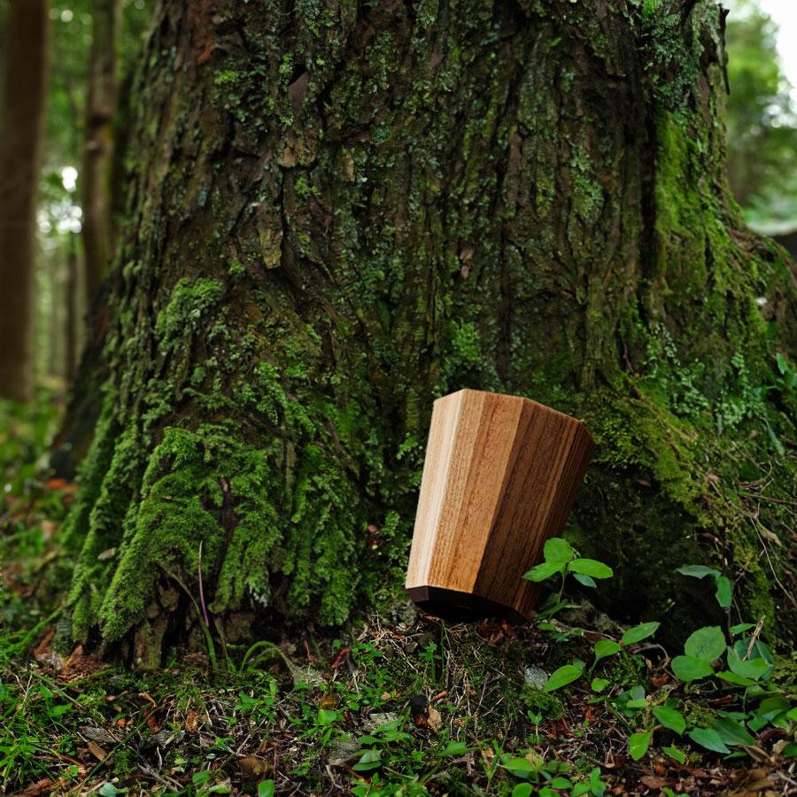 【平安堂 会津セレクション】八角桐カップ（クリア）　コップ/漆器/天然木製 | 山田平安堂 | 01