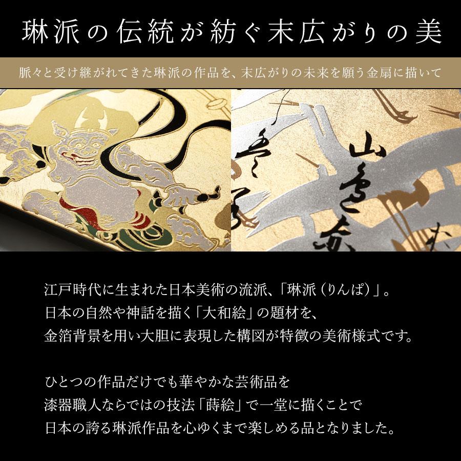 山田平安堂 扇面額 琳派写（額立セット） : 漆器 山田平安堂 - 通販