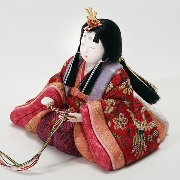 江戸木目込み 吉徳大光 雲慶雛人形 吉徳大光 雛人形 コンパクト 江戸木目込み座り雛人形 金扇 吉徳大光