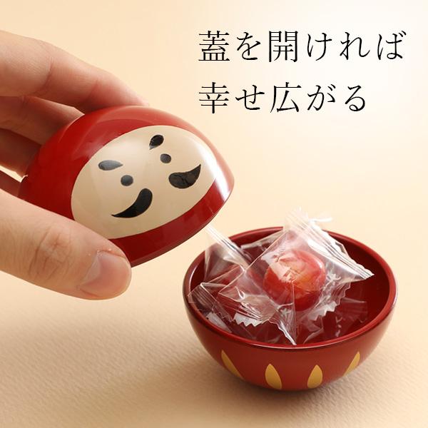 山田平安堂 【遊び心シリーズ】丸器 だるま（朱） : 漆器 山田平安堂