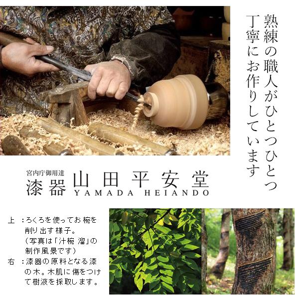 山田平安堂 夫婦椀 金結び ペアギフト 汁椀 結婚祝い 漆塗り 木製 お椀