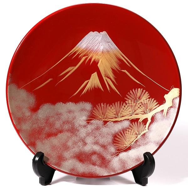 周年記念品におすすめの飾皿　富士に松