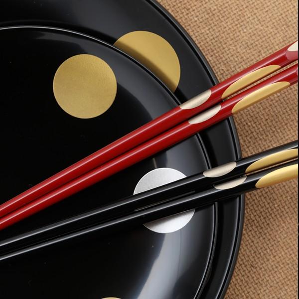 山田平安堂　日月　小　皿　18cm 二枚セット　ペア　漆器 山田平安堂 丸皿 日月（小）（ペア） : 漆器 山田平安堂 - 通販