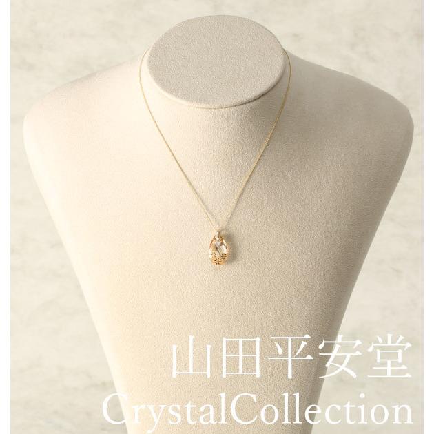 山田平安堂 ペンダント S ひな菊 クリスタルガラス／蒔絵／ネックレス