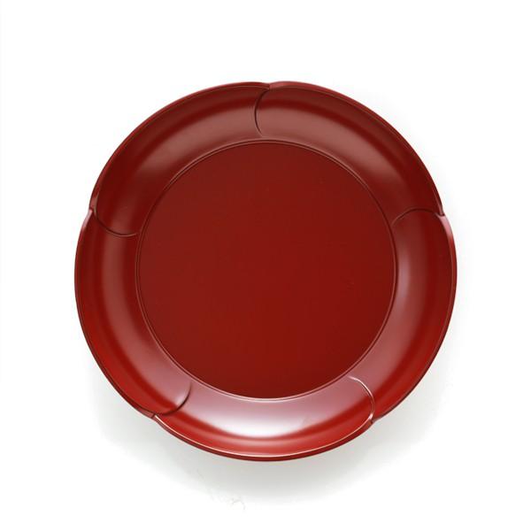 輪島塗　漆塗　菓子皿　菓子器　銘々皿　多用皿　椿皿　青梅盆　5客セット 天然木製漆塗 輪島塗 沈金蒔絵 菊花草 黒塗り 菓子皿 銘々皿 5