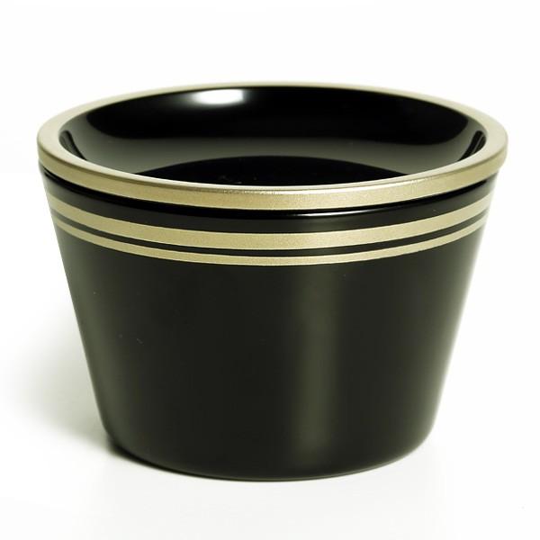 山田平安堂 蕎麦猪口(皿付) 縁錫(朱/黒) そば猪口/漆塗り : 漆器 山田