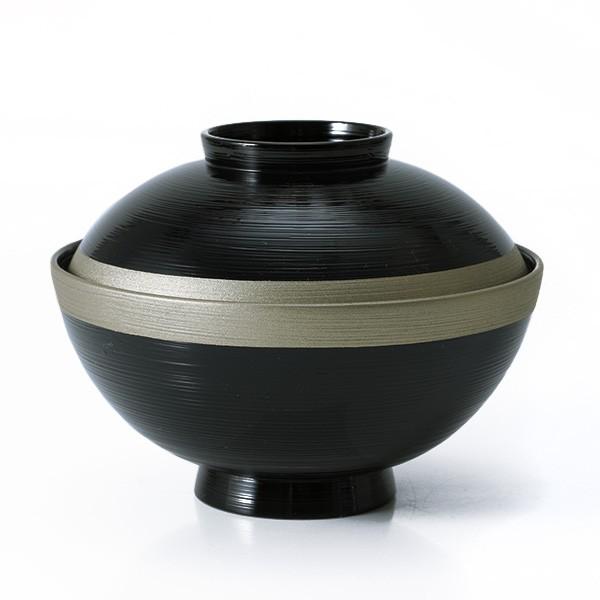 山田平安堂 【継承工房】吸物椀揃 縁錫（5客組・桐箱入） : 漆器 山田