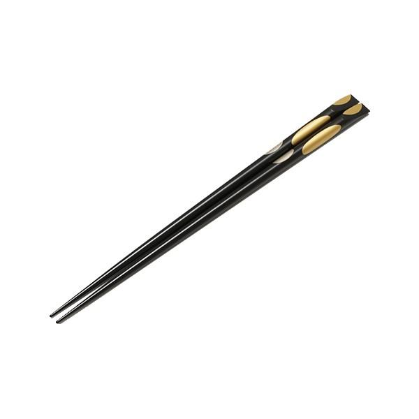 山田平安堂 天削箸 夫婦（めおと） 日月 お箸/漆塗り/ペア/夫婦箸