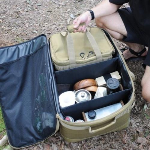 ANOBA（アノバ） マルチギアコンテナ オリーブ アウトドア 収納