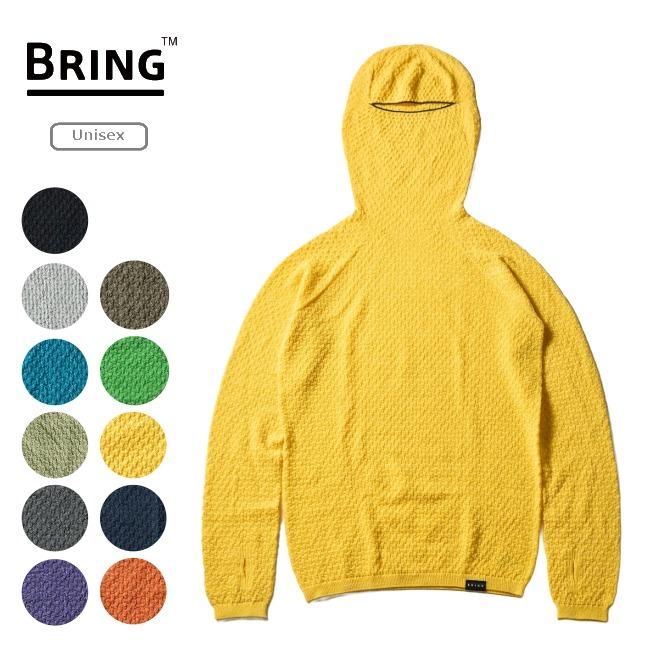 ブリング BRING ワンダーウェア シームレスフーディー ユニセックス WUNDERWEAR Seamless Hoodie 保温 冬山 登山 スノーボード スキー サイクリング BW0503 ブリング BRING ワンダーウェア シームレスフーディー ユニセックス