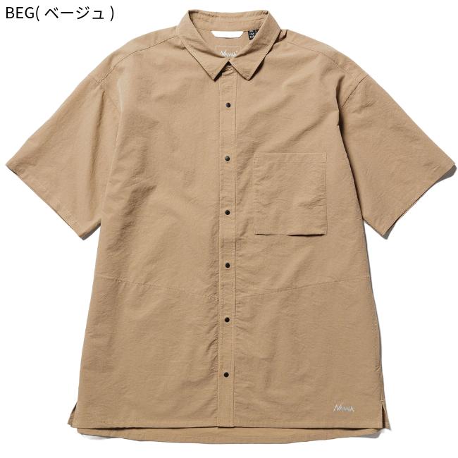 NANGA ナンガ ドットエア コンフィー ショートスリーブシャツ