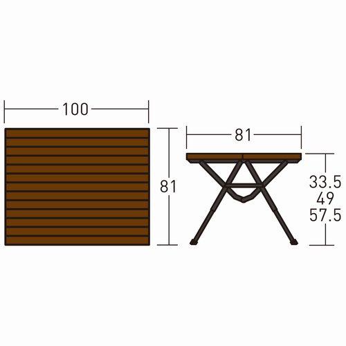 オガワ OGAWA 3 High&Low Table ロング II キャンプ テーブル 大人数