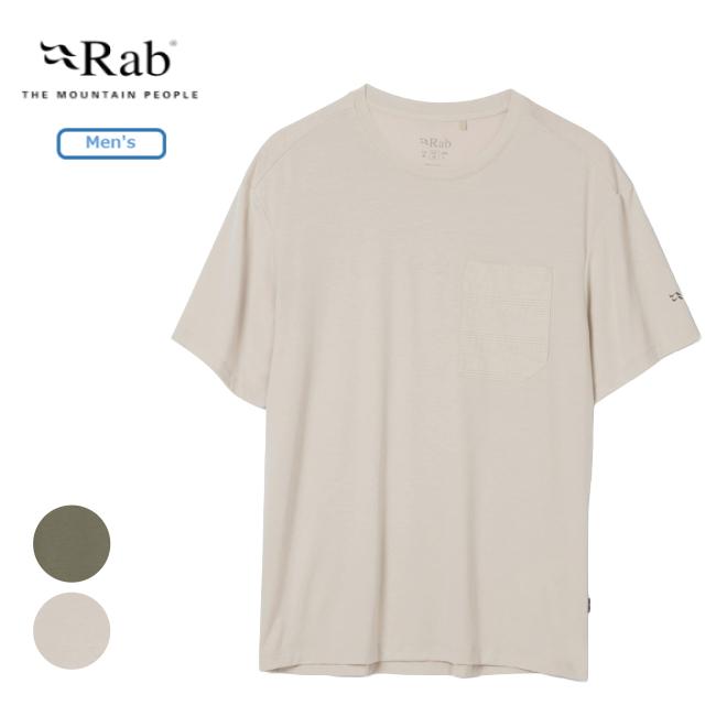 Rab ラブ リベリン ポケット ティー メンズ Rivelin Pocket Tee Ms 半袖 Tシャツ 吸汗速乾 リラックスフィット ...