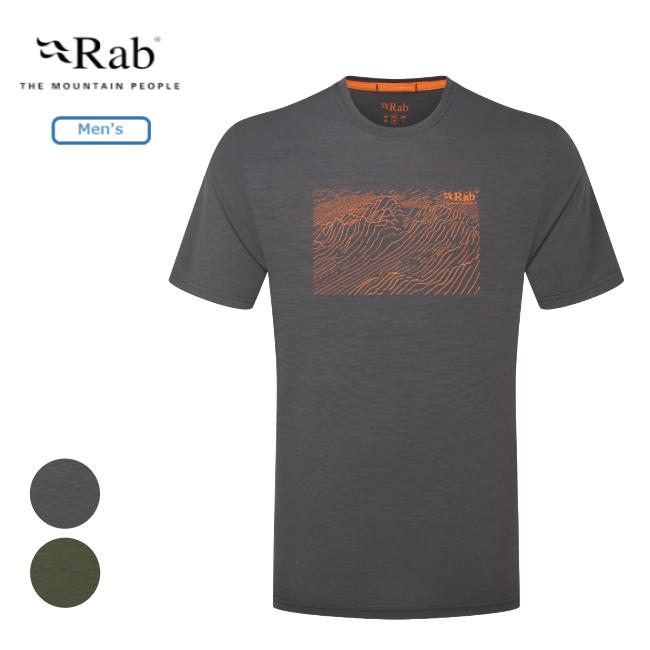 ラブ Rab シンクリノ リッジ ティー メンズ Syncrino Ridge Tee Ms 半袖 Tシャツ 防臭 吸湿発散 速乾 QFG-36 Rab（ラブ） シンクリノ リッジ ティー メンズ Syncrino Ridge Tee Ms