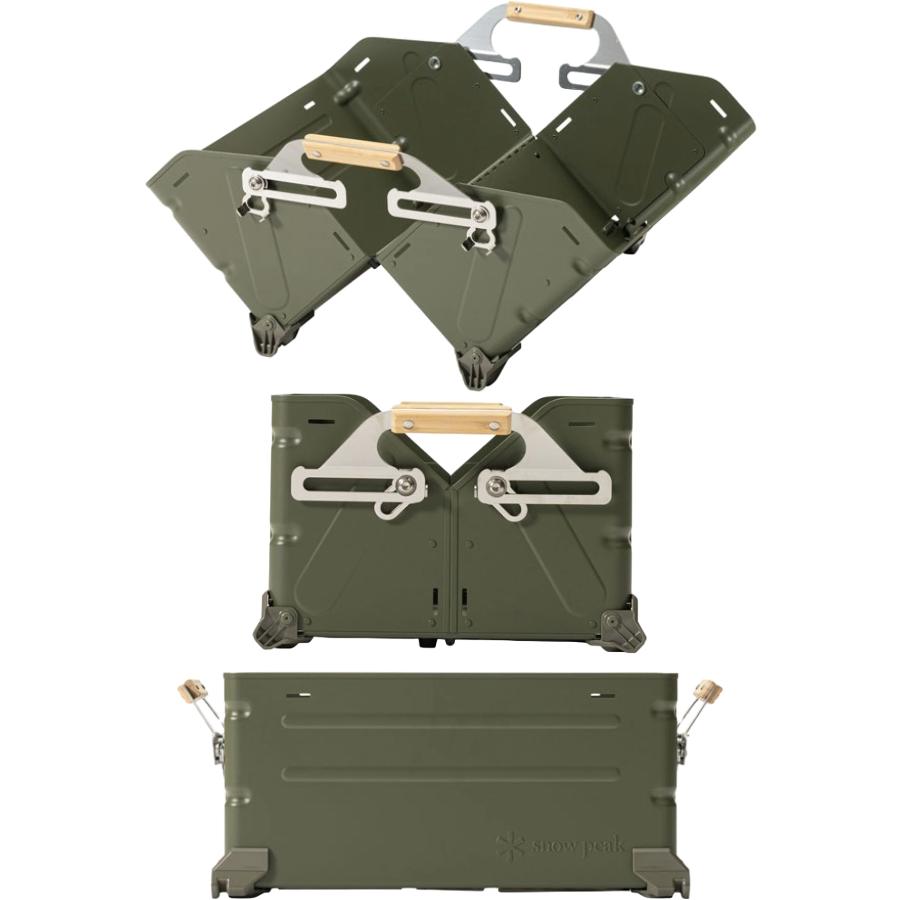スノーピーク snow peak シェルフコンテナ 25 オリーブドラブ