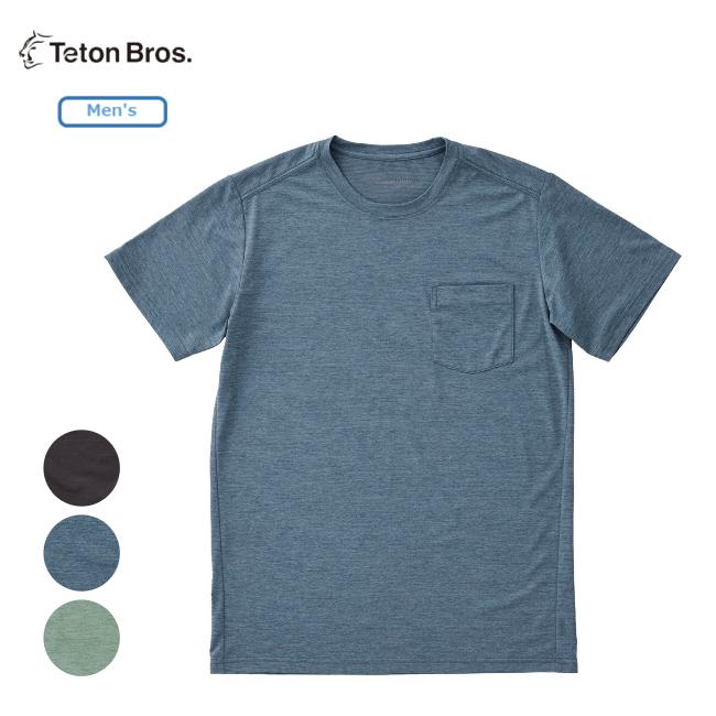 ティートンブロス Teton Bros. ベイパーポケットティー メンズ VAPOR POCKET TEE Ms Tシャツ 半袖 吸汗 速乾 春夏 TB251-290 Teton Bros.（ティートンブロス） ベイパーポケットティー メンズ
