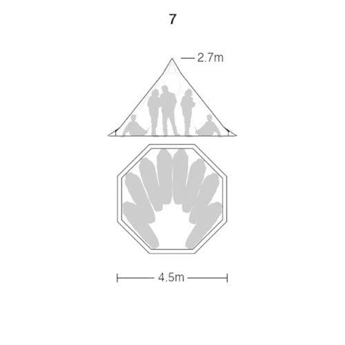 Tentipi Safir 7 CP(最終値下げ) テンティピ サファイア 7 Eco Tentipi Safir 7 Eco | GLAGH グラフ