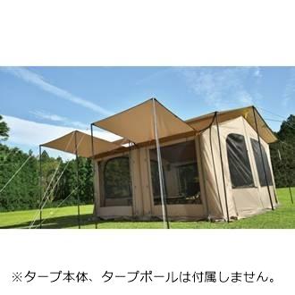 UNIFLAME REVO メッシュウォール　ユニフレーム タープ　テント　美品 UNIFLAME ユニフレーム REVOスクエアメッシュウォール 4×4 TAN