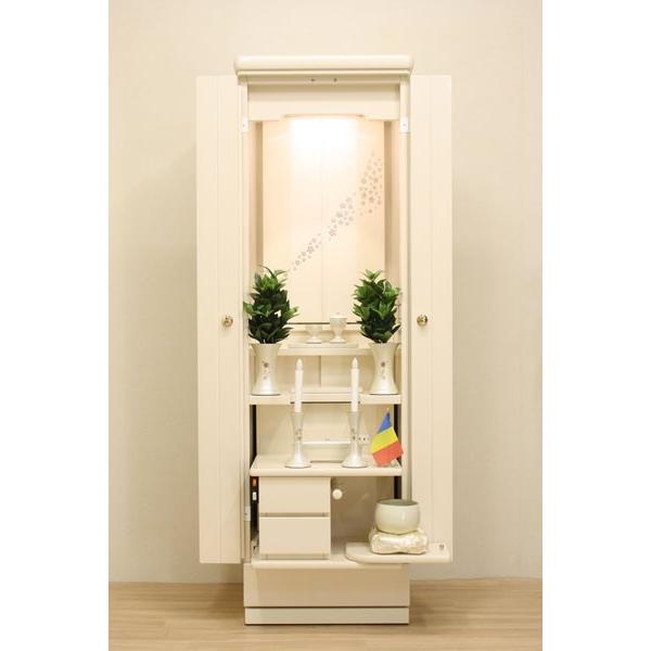 仏壇 創価学会 家具調 ホワイト