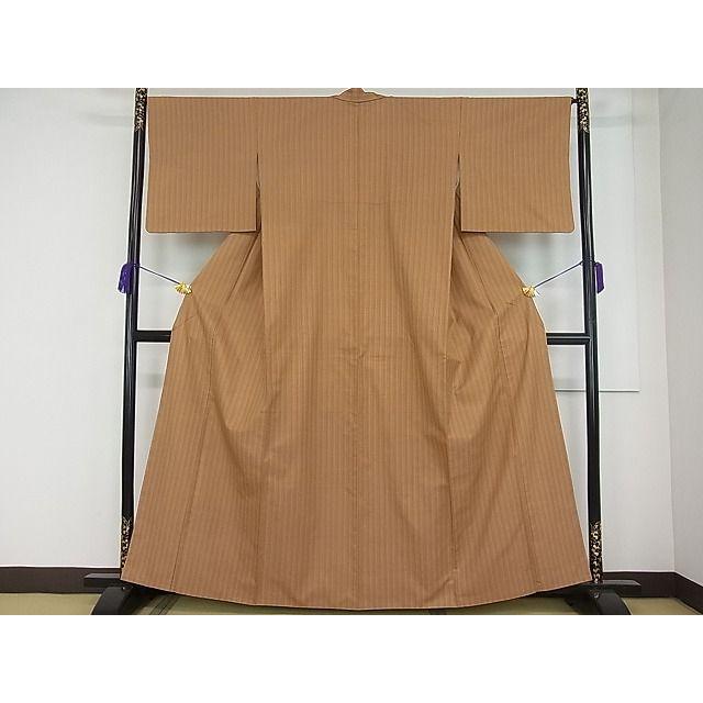 平和屋本店●希少　山下八百子　本場黄八丈　市松綾織　証紙付き　逸品3s20052 平和屋本店○希少 山下八百子 本場黄八丈 市松綾織 証紙付き 逸品
