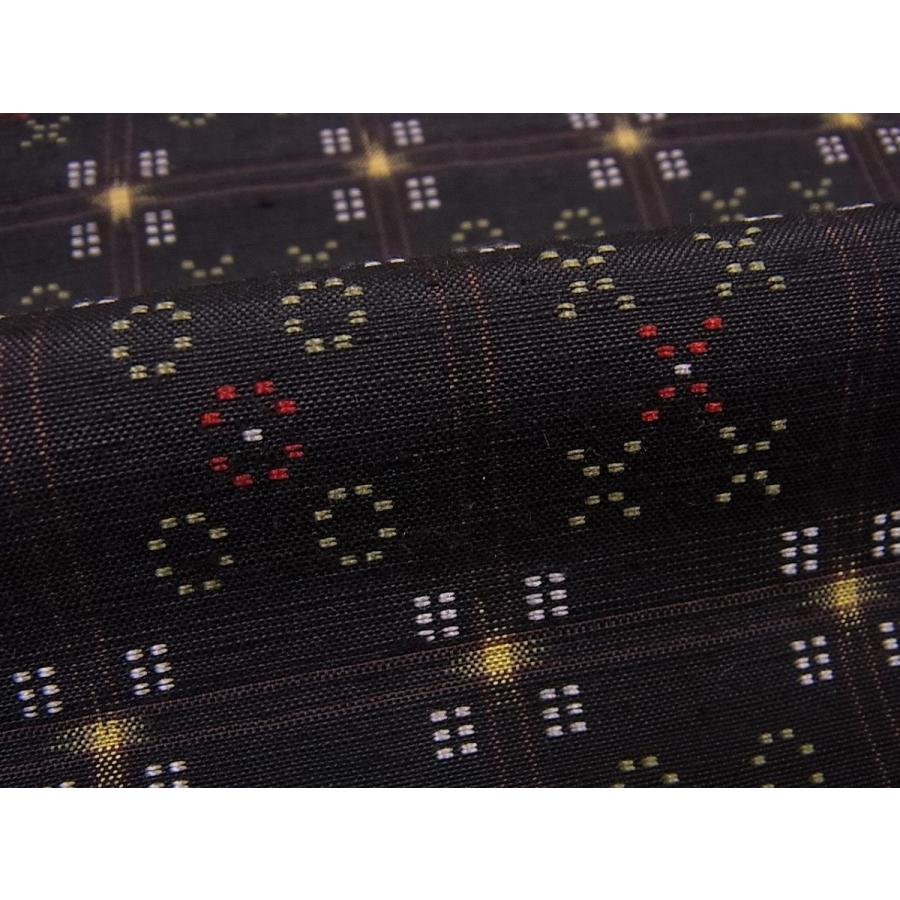 平和屋本店□極上 本場琉球 南風原花織 手織 紬 大城永光作 証紙付き