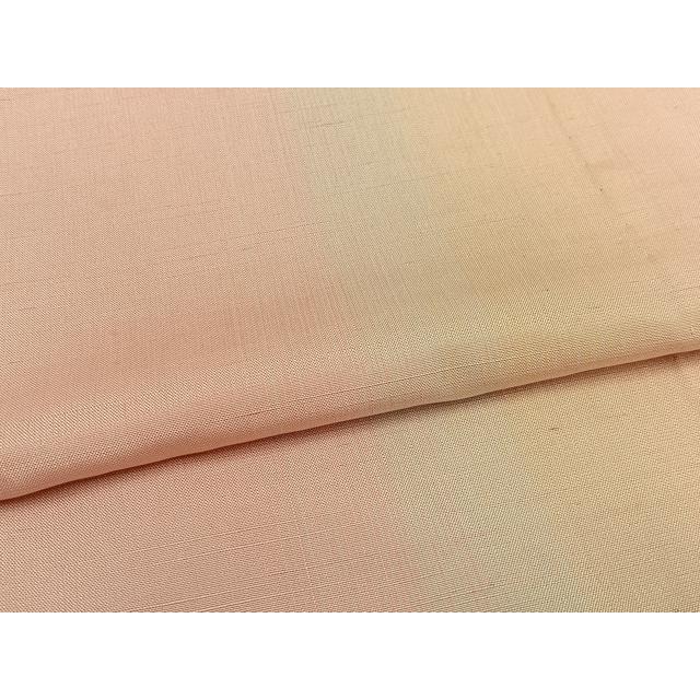 平和屋着物●紅花紬　米沢　霞文　正絹　逸品　CABC6600yc 平和屋着物▽紅花紬 米沢 単衣 霞文 正絹 逸品 AAAS1509oa : 平和屋