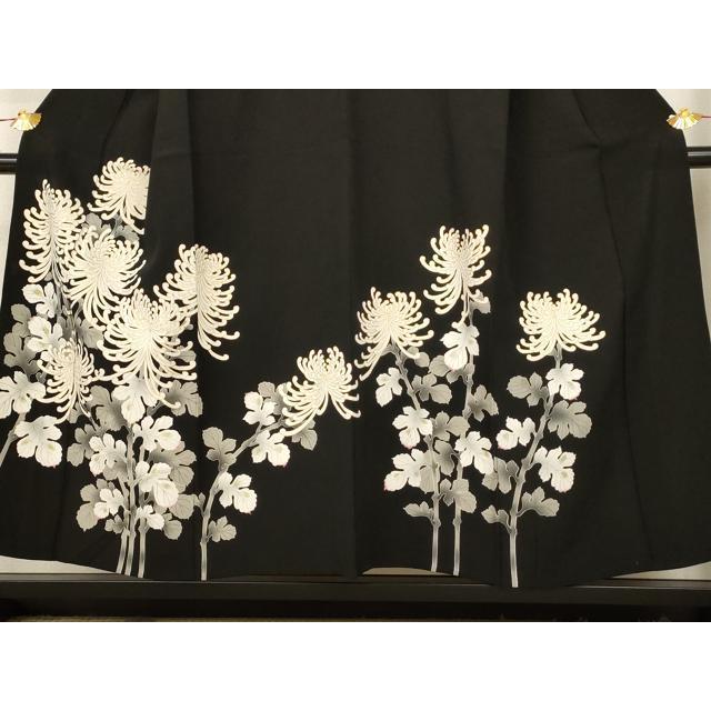 平和屋着物●豪華黒留袖　友禅　作家物　宝尽くし花車文　暈し染め　正絹　逸品　CABC8351gh 平和屋着物○豪華黒留袖 友禅 作家物 宝尽くし花車文 暈し染め 正絹