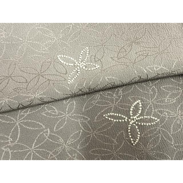 平和屋着物▽訪問着　単衣　中国三大刺繍　相良刺繍　舞花文　正絹　逸品　AAAV2668fy