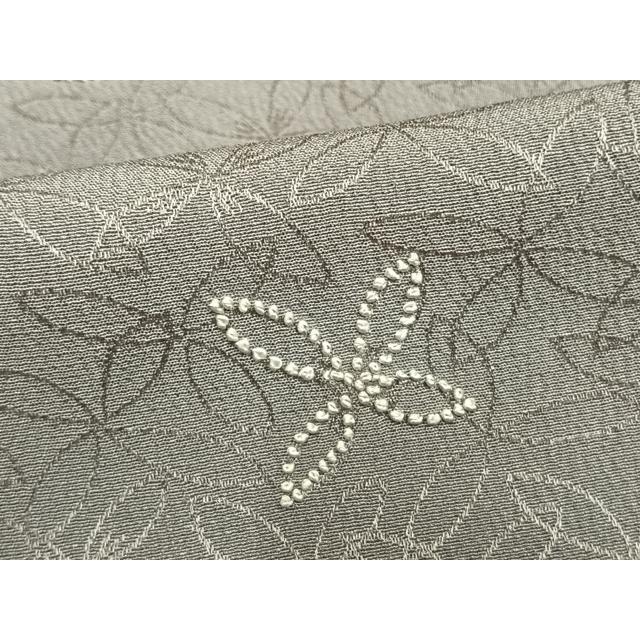 平和屋着物▽訪問着　単衣　中国三大刺繍　相良刺繍　舞花文　正絹　逸品　AAAV2668fy