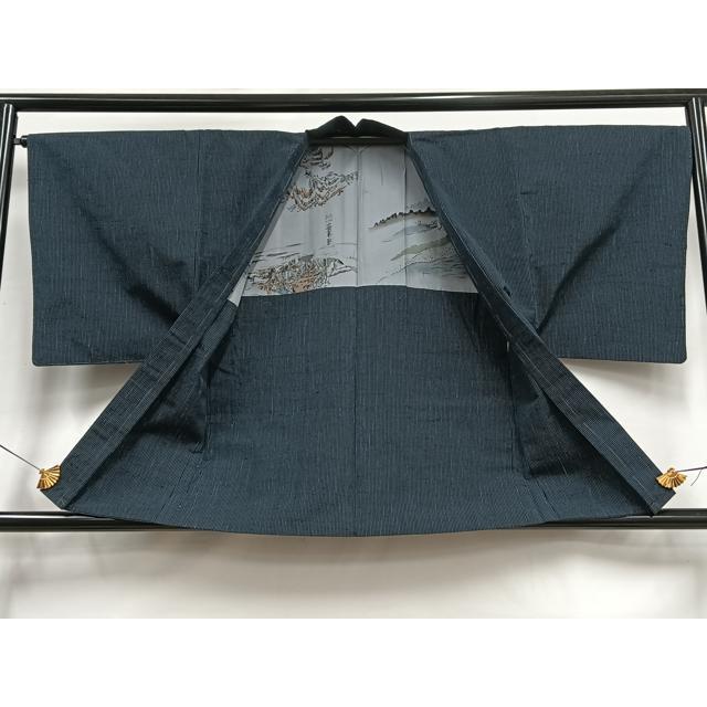 平和屋着物＊夏物 男性 小紋 紗 霞文 洗える着物 AABA5701sx 楽天市場  