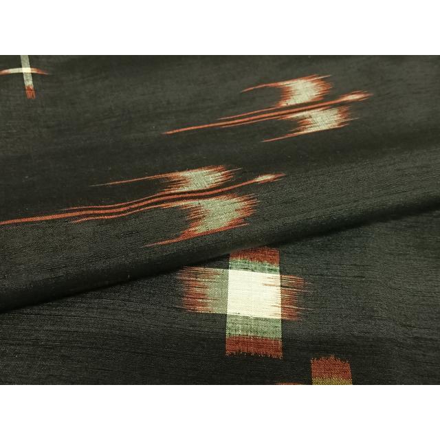 小紋 斉藤三才 無地暈し 帯紅色 縮緬 ガード加工 K-4227 楽天市場