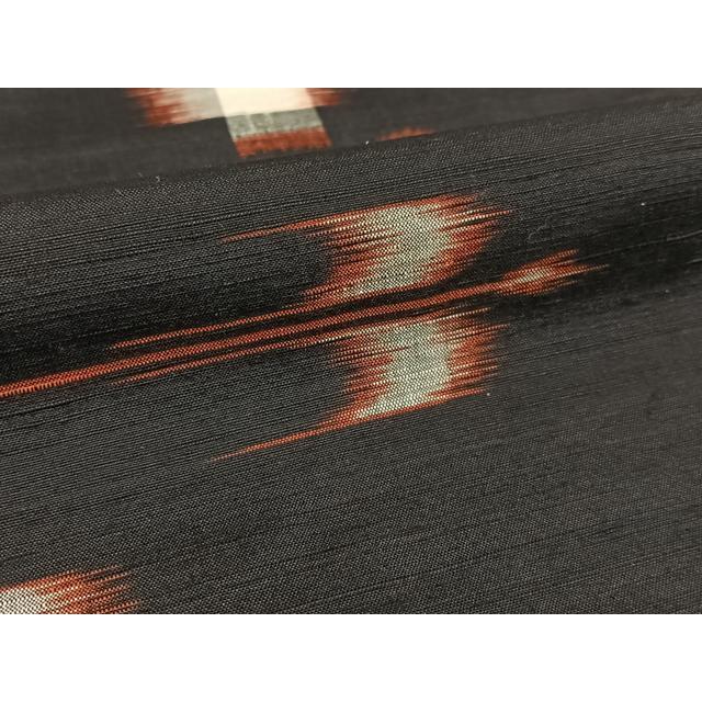 小紋 斉藤三才 無地暈し 帯紅色 縮緬 ガード加工 K-4227 2025年最新