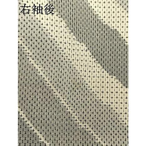 平和屋着物▽本場大島紬　単衣　白大島　9マルキ　総絣　正絹　逸品　AAAV8376fy