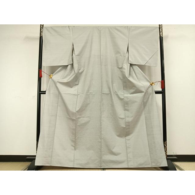 平和屋着物▽本場大島紬 単衣 横段文 正絹 逸品 AAAW1430fy 平和屋