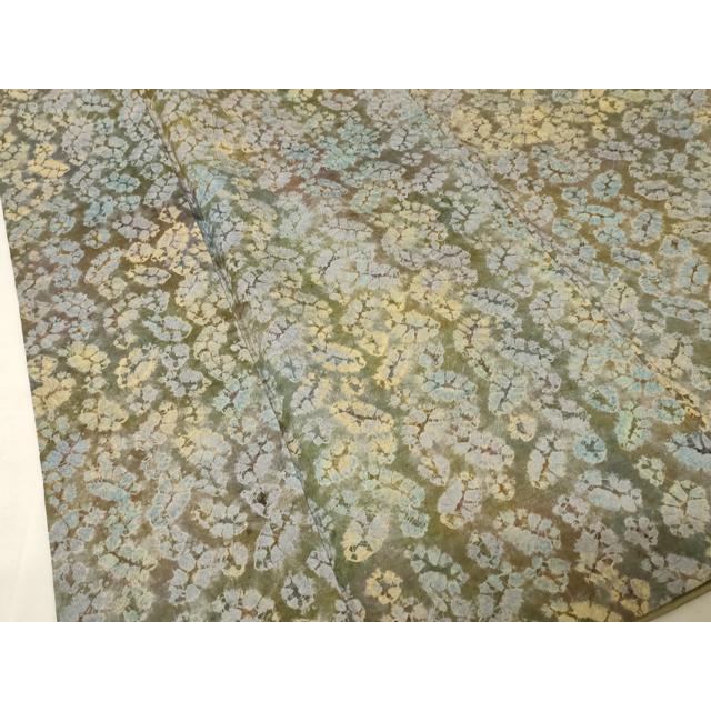 平和屋着物□極上 菅原工房 菅原結作 漢方染紬 色無地 鴇