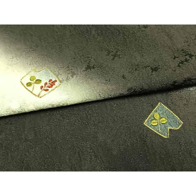 平和屋着物▽訪問着　単衣　刺繍　色紙散らし文　金糸　ロング丈　正絹　逸品　AAAW7669fy 平和屋着物▽訪問着 単衣 刺繍 色紙散らし文 金糸 ロング丈 正絹 逸品