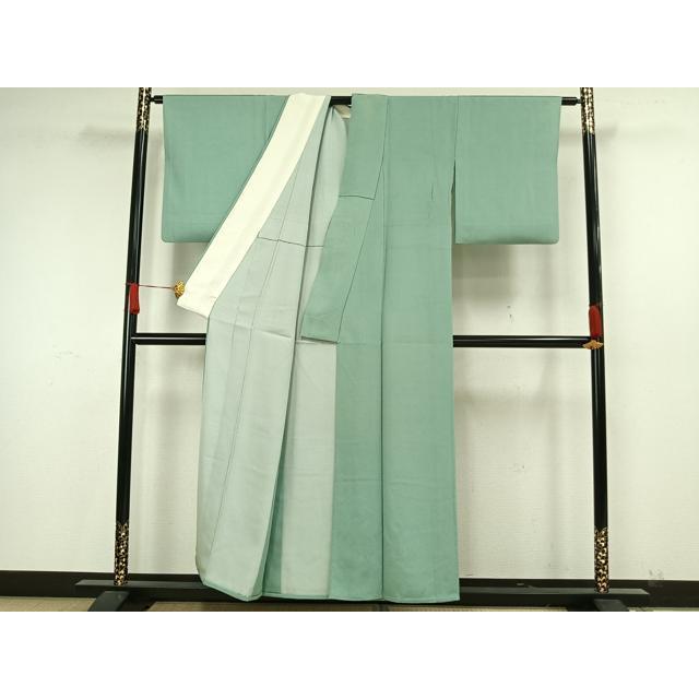 平和屋着物▽伝統工芸師　関正三郎　江戸小紋　単衣　角通し　正絹　逸品　AAAW7691fy 伝統工芸士 関正三郎 東京染 「極角通し」 江戸小紋単衣着物【未着用品