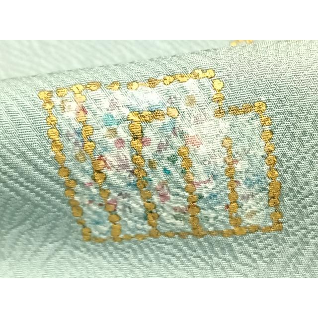 平和屋着物▽訪問着　単衣　作家物　源氏香　金彩　正絹　逸品　AAAW7720fy 平和屋着物▽訪問着 単衣 作家物 源氏香 金彩 正絹 逸品 AAAW7720fy
