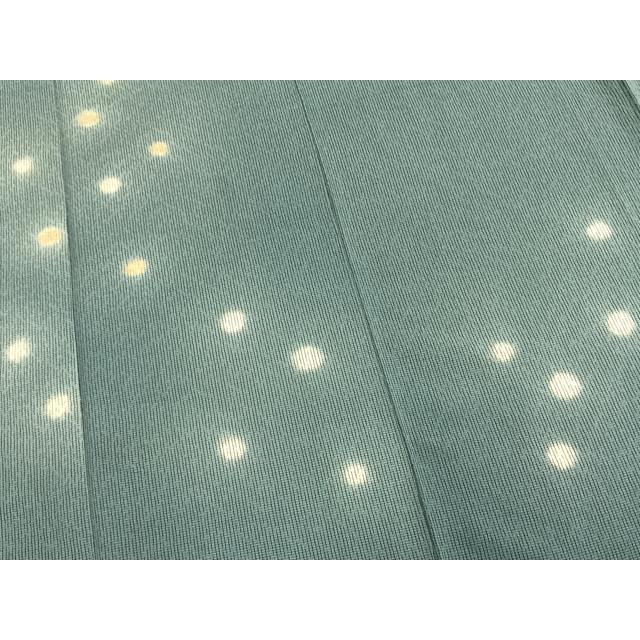 平和屋着物▽訪問着 単衣 お召地 刺繍 蛍ぼかし ロング丈 正絹