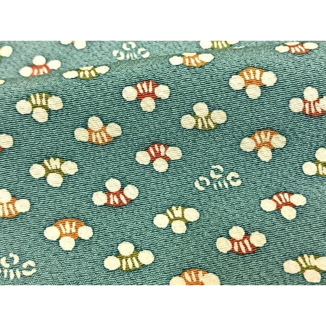 平和屋着物▽上質な小紋 単衣 型染め 舞花文 正絹 逸品 AAAW7775fy