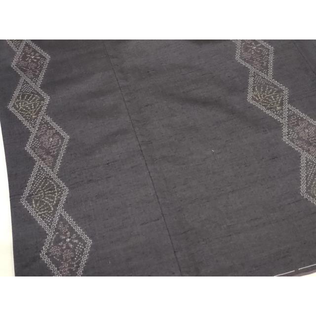 平和屋着物○結城紬 100亀甲 吉祥花菱文 正絹 逸品 AAAW9417br : 平和
